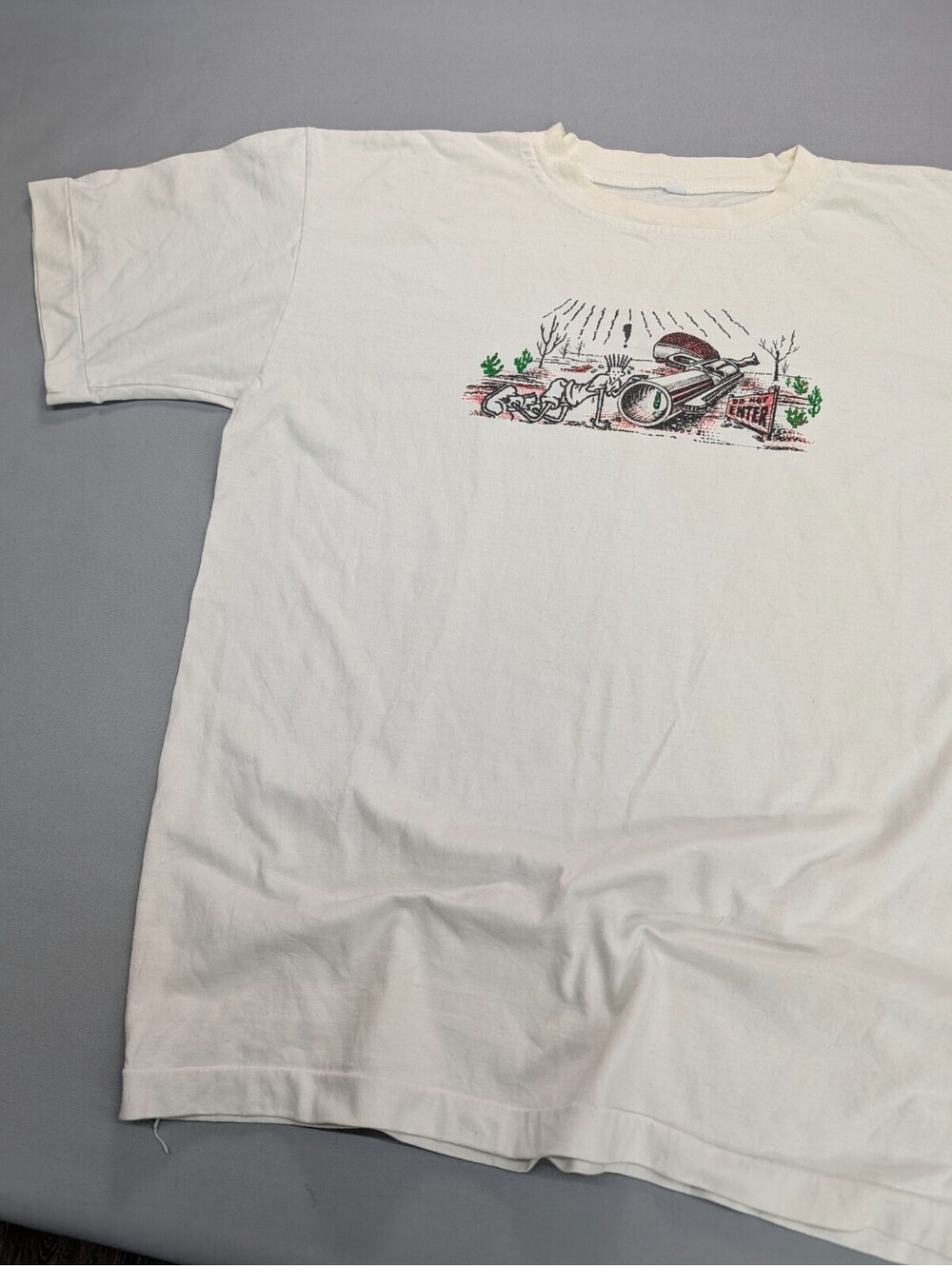 Fido Dido Vintage T-Shirt Single Stitch Graphic White